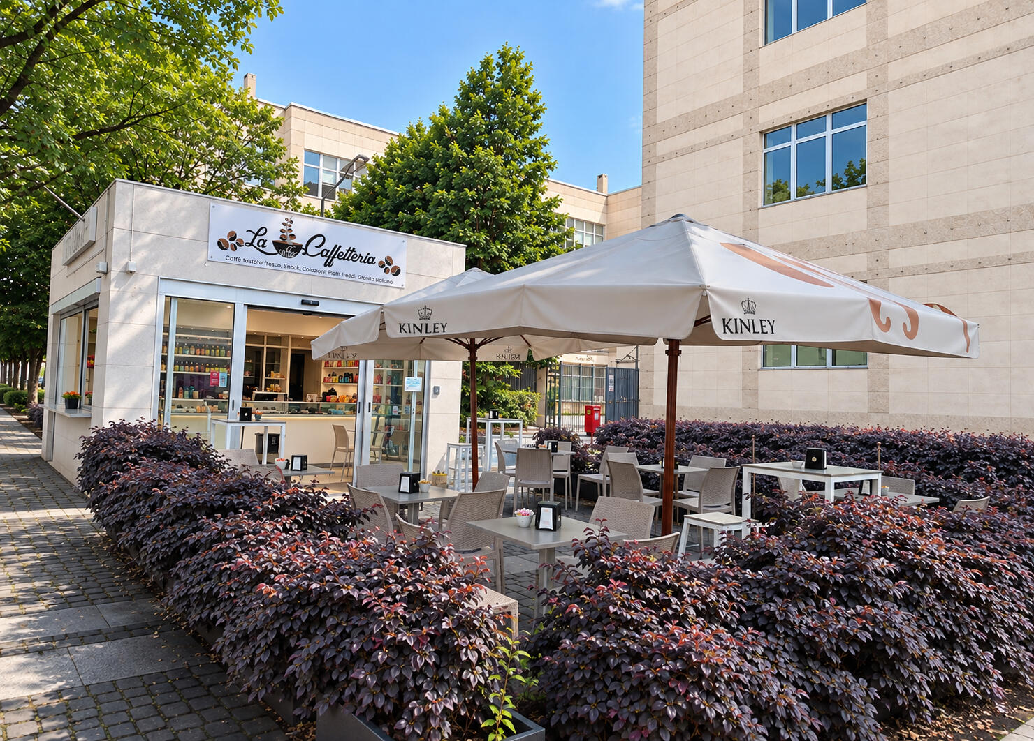 Il dehors de La Caffetteria in Corso Duca degli Abruzzi, Torino